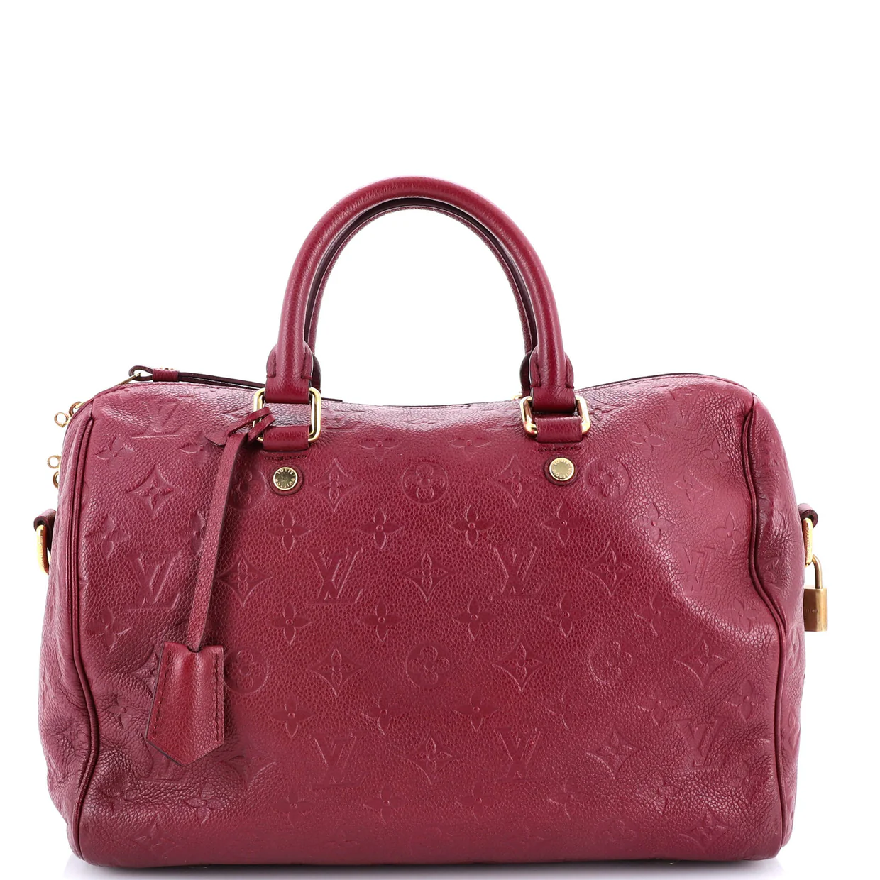 Speedy Bandouliere Bag Monogram Empreinte Leather 30 - Deep Luxury