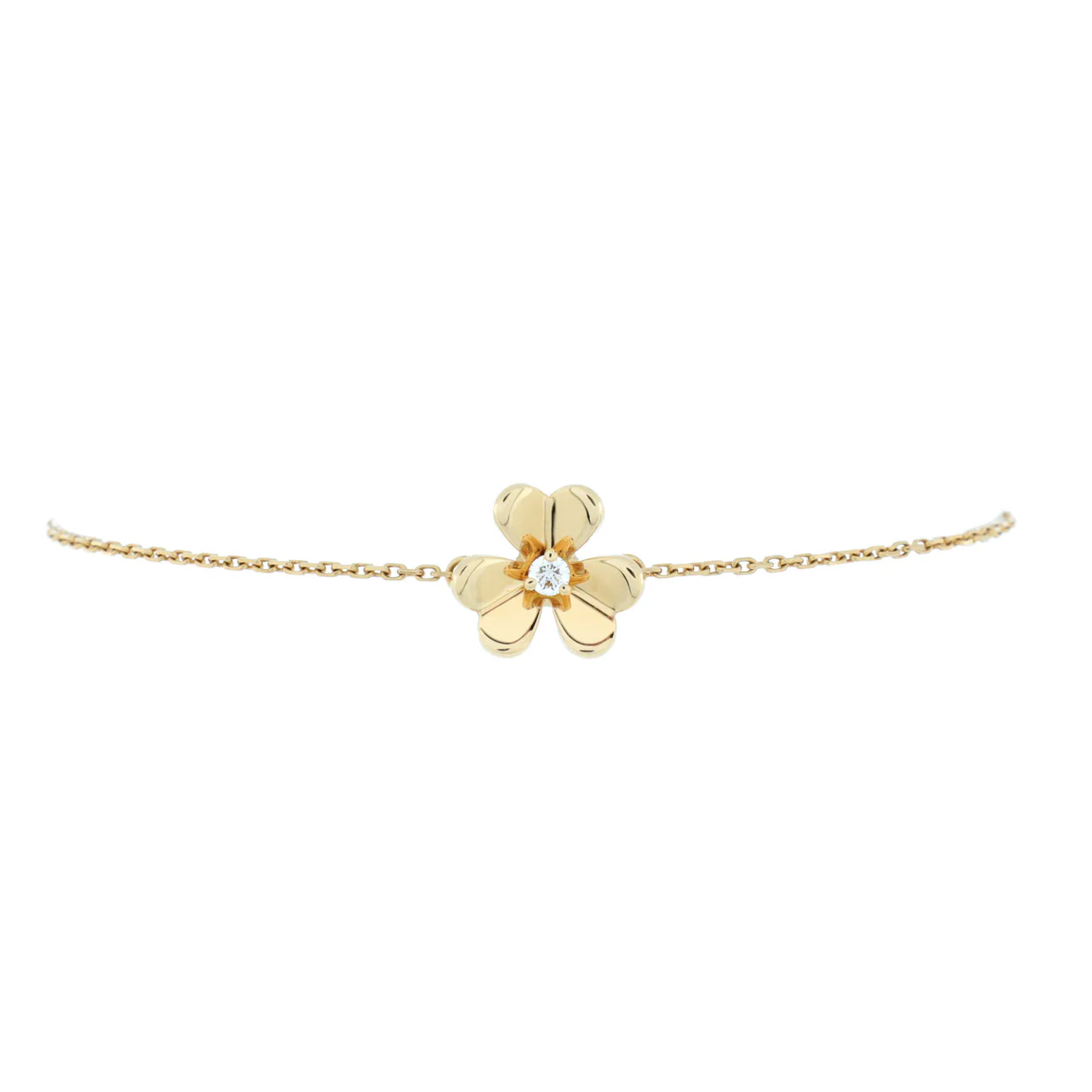 Frivole Bracelet 18K Yellow Gold with Diamond Mini - Deep Luxury