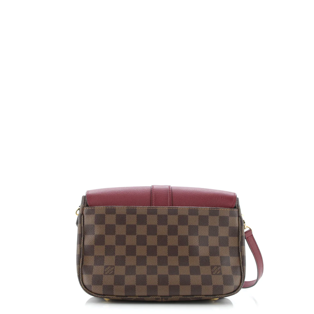 Clapton Handbag Damier and Leather PM - Deep Luxury