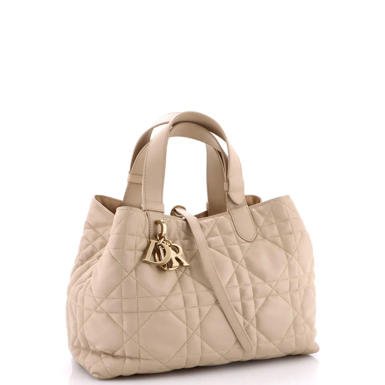 Toujours Tote Bag Macrocannage Quilt Calfskin Medium - Deep Luxury