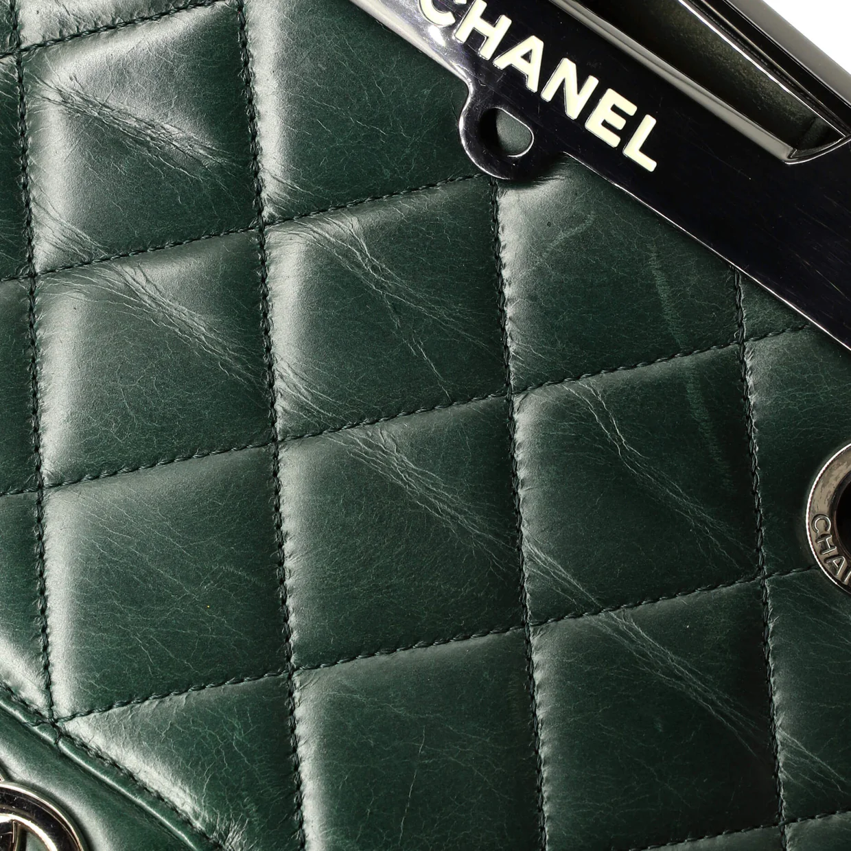 CC Delivery Tote Quilted Glazed Calfskin Small - Deep Luxury