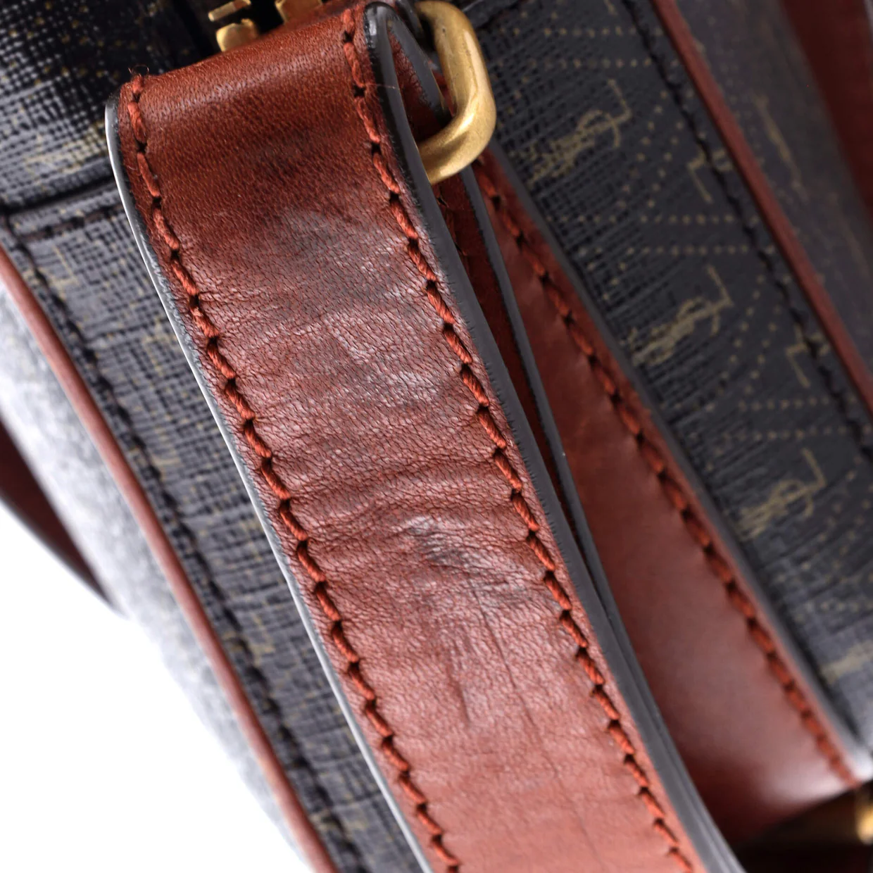 Le Monogramme Camera Bag Monogram All Over Coated Canvas and Leather Small - Deep Luxury