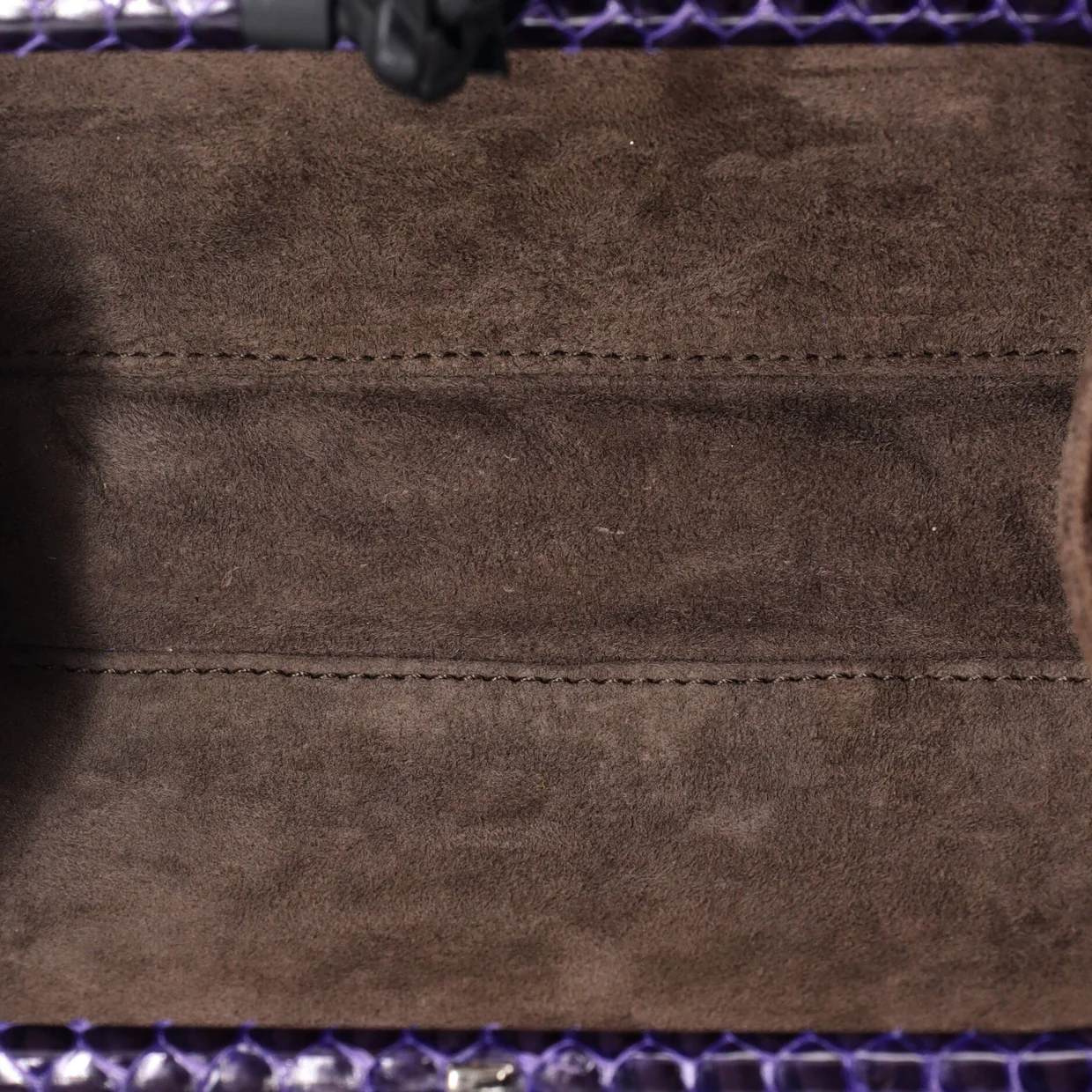 Box Knot Clutch Embellished Snakeskin Small - Deep Luxury