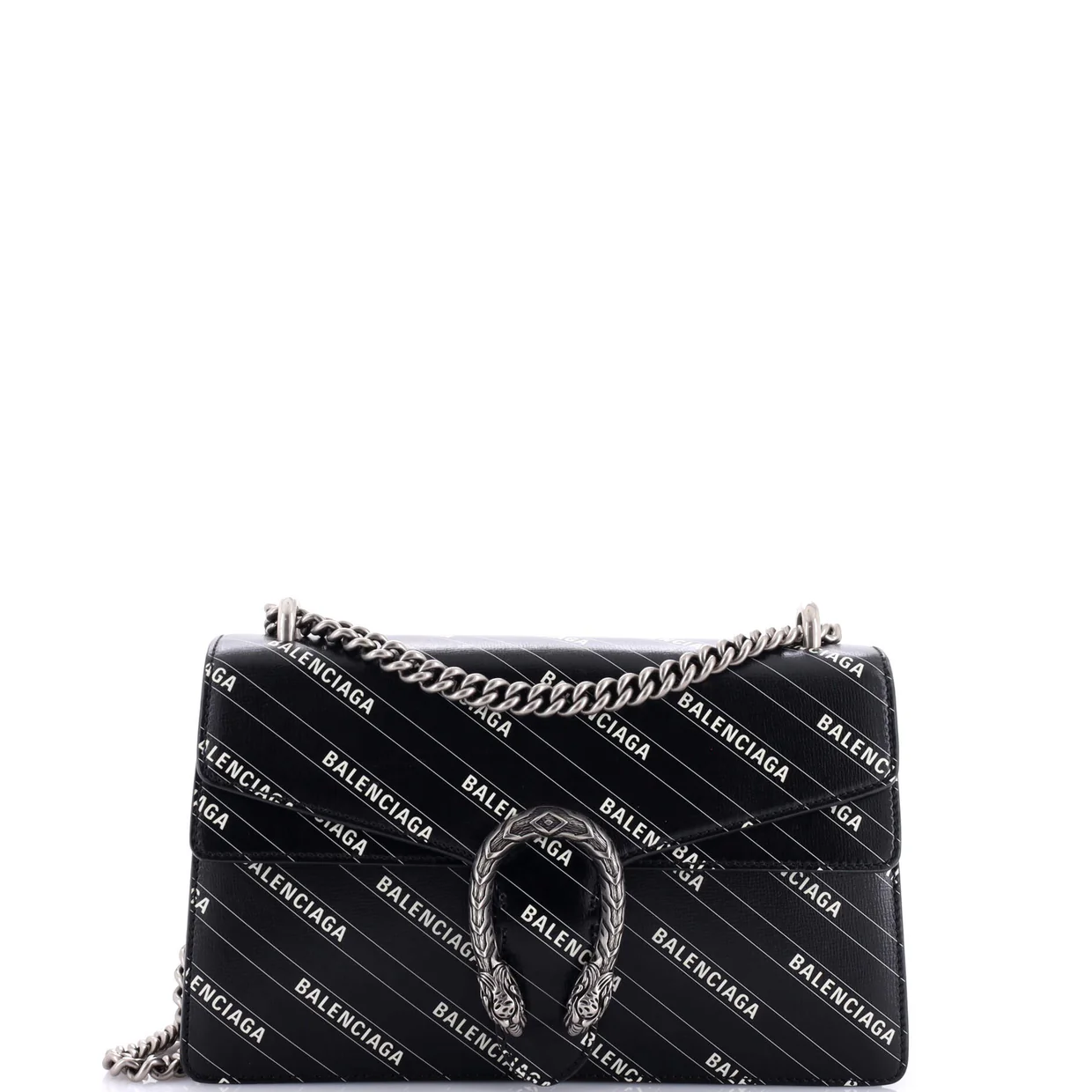 x Balenciaga The Hacker Project Dionysus Bag Logo Printed Leather Small - Deep Luxury