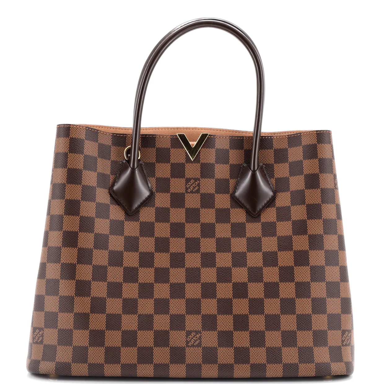 Kensington Handbag Damier - Deep Luxury