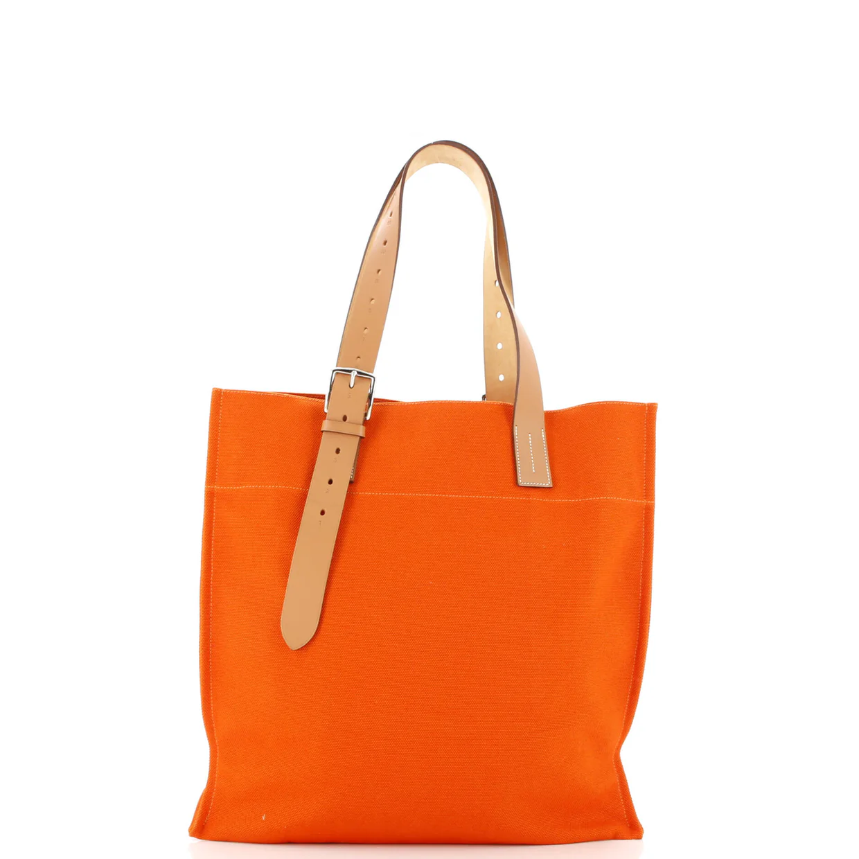 Etriviere Shopping Tote Toile and Leather - Deep Luxury