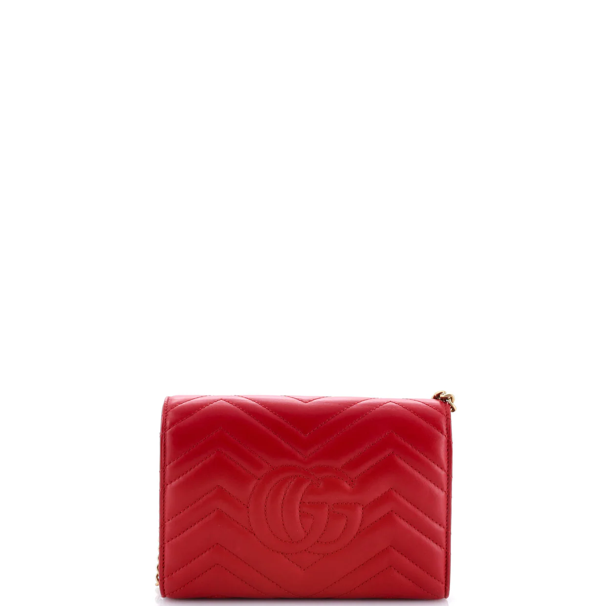 GG Marmont Chain Wallet Matelasse Leather Mini - Deep Luxury