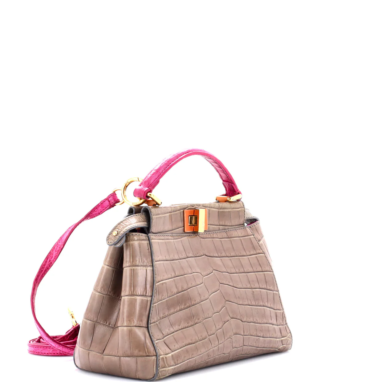 Peekaboo Bag Crocodile Mini - Deep Luxury
