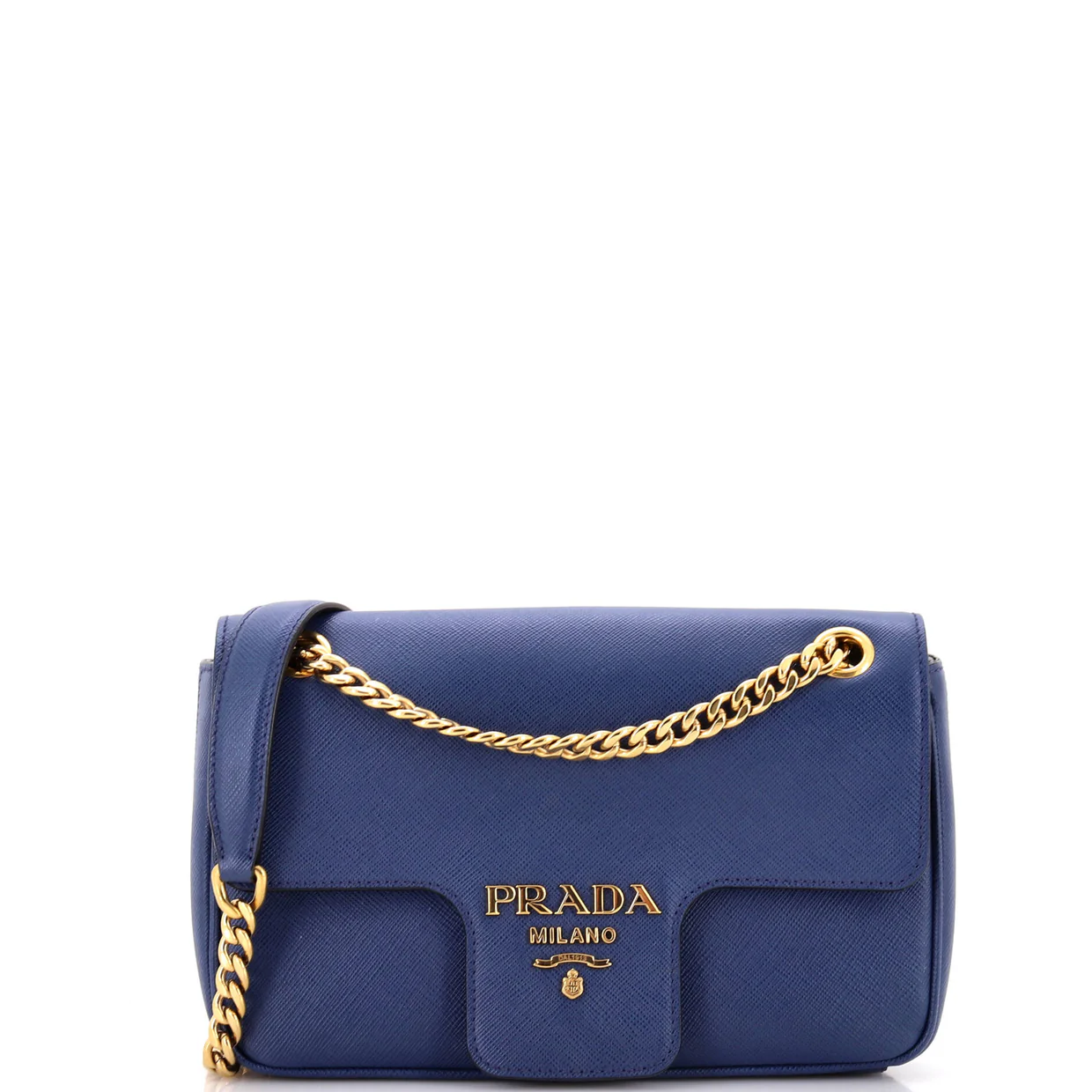 Pattina Flap Shoulder Bag Saffiano Leather Small - Deep Luxury