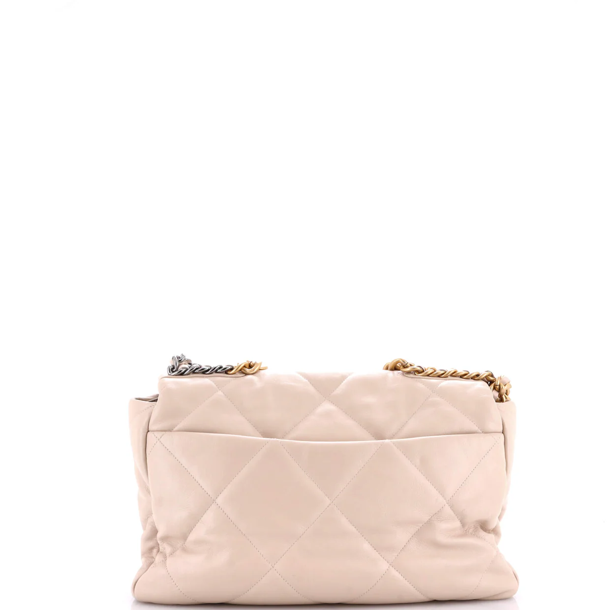 19 Flap Bag Quilted Leather Maxi - Deep Luxury