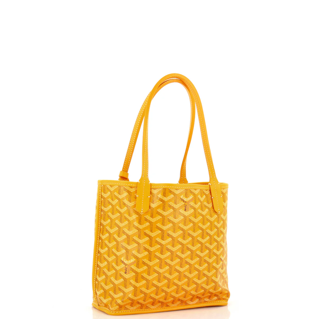 Anjou Reversible Tote Coated Canvas Mini - Deep Luxury