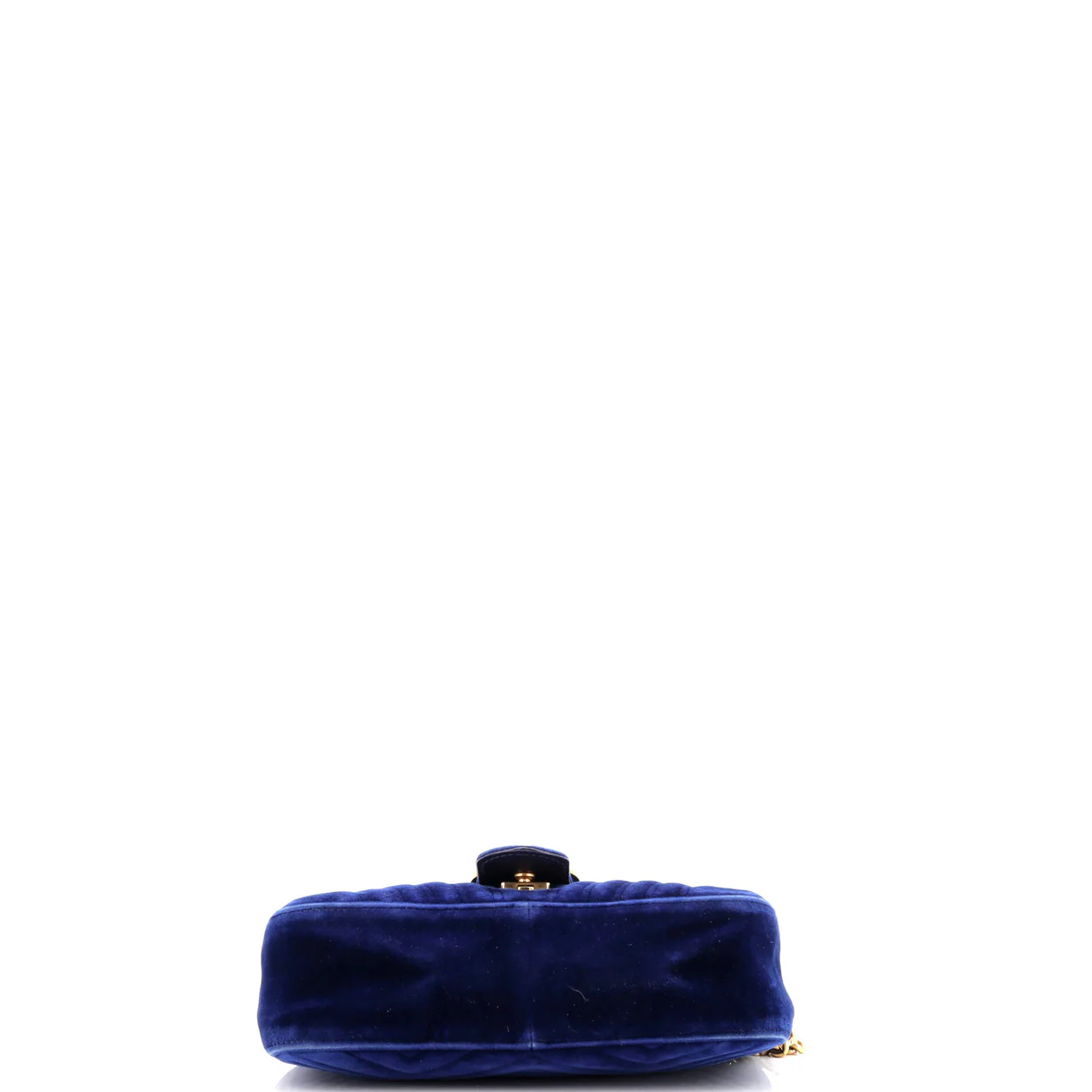 GG Marmont Flap Bag Matelasse Velvet Small - Deep Luxury