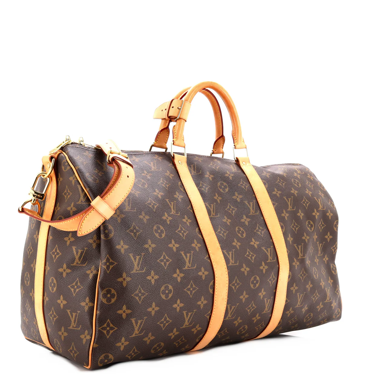 Keepall Bandouliere Bag Monogram Canvas 50 - Deep Luxury