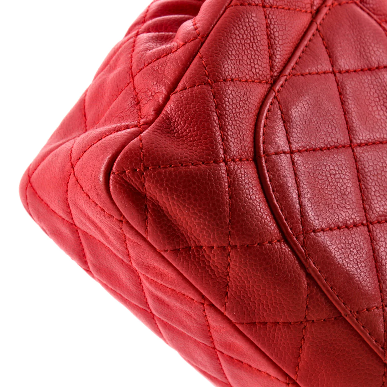Classic Single Flap Bag Quilted Caviar Jumbo - Deep Luxury