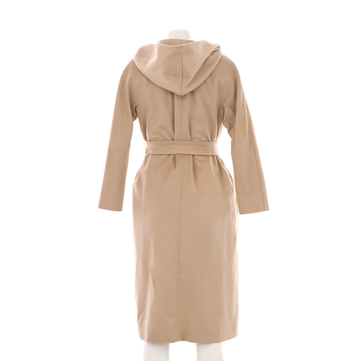 Women's Belted Wrap Long Coat Cashmere - Deep Luxury