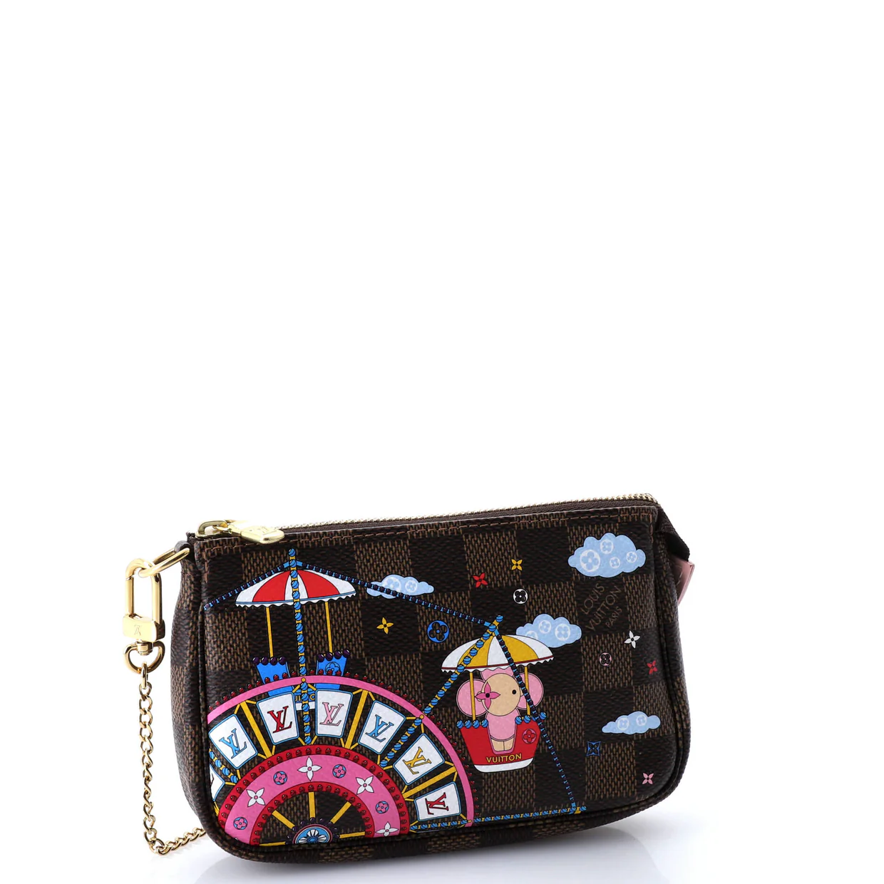 Pochette Accessoires Limited Edition Vivienne Xmas Damier Mini - Deep Luxury