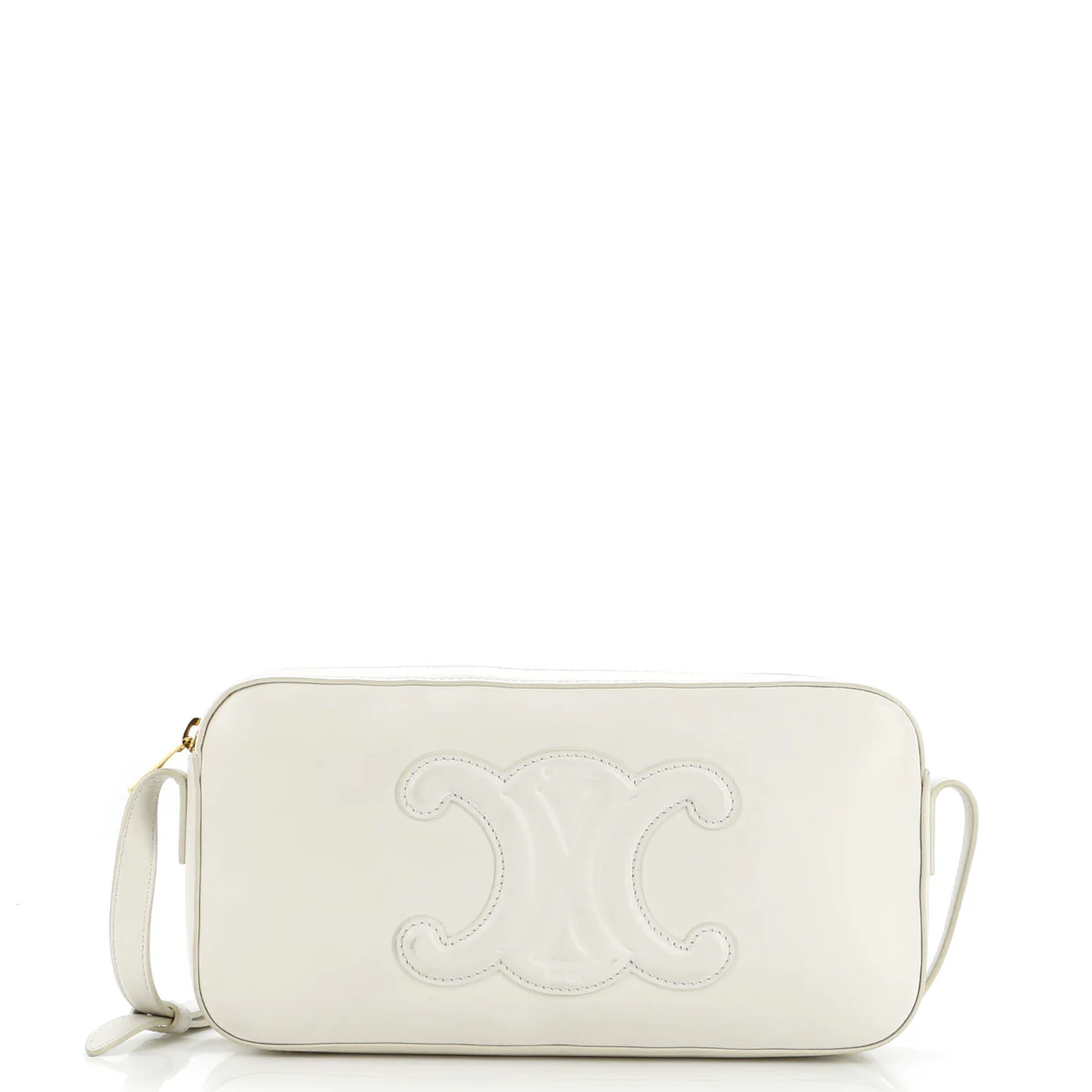 Cuir Triomphe Camera Shoulder Bag Leather Small - Deep Luxury