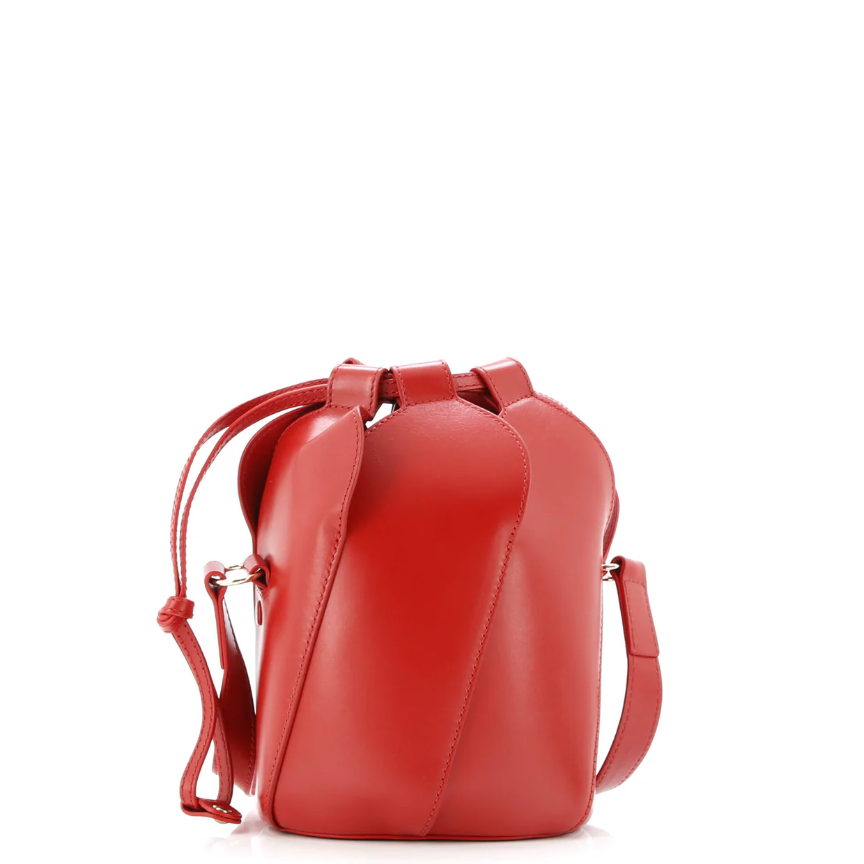 Tulip Bucket Bag Leather Small - Deep Luxury