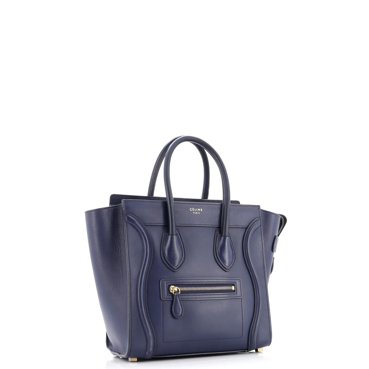 Luggage Bag Smooth Leather Mini - Deep Luxury