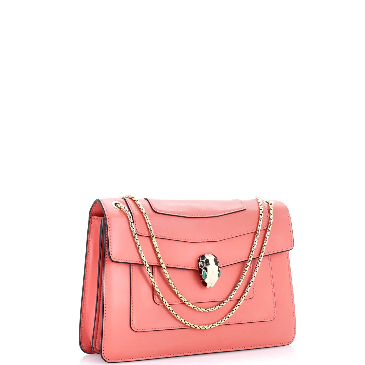 Serpenti Forever Shoulder Bag Leather Medium - Deep Luxury