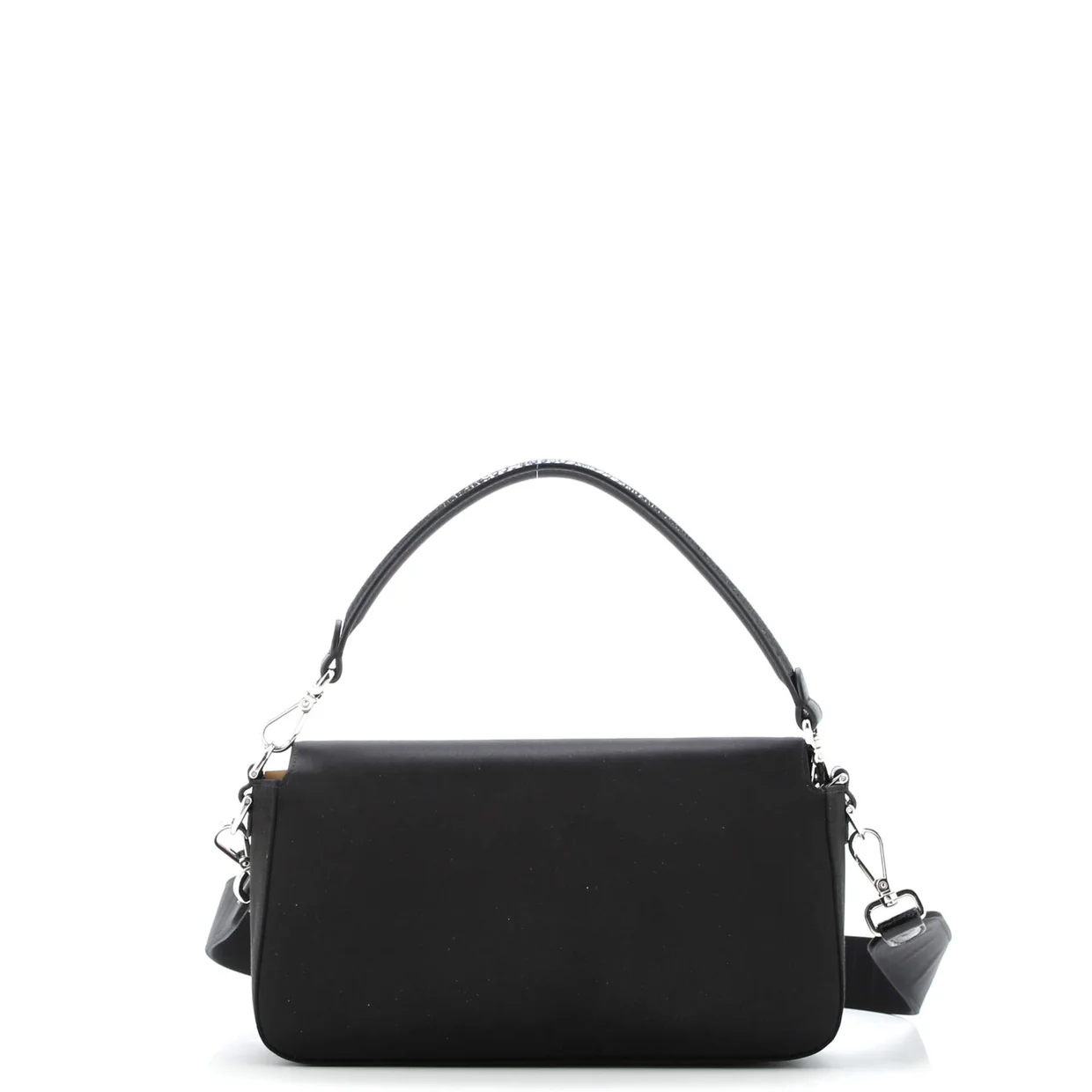 Baguette NM Bag Satin with Crystals and Karung Medium - Deep Luxury