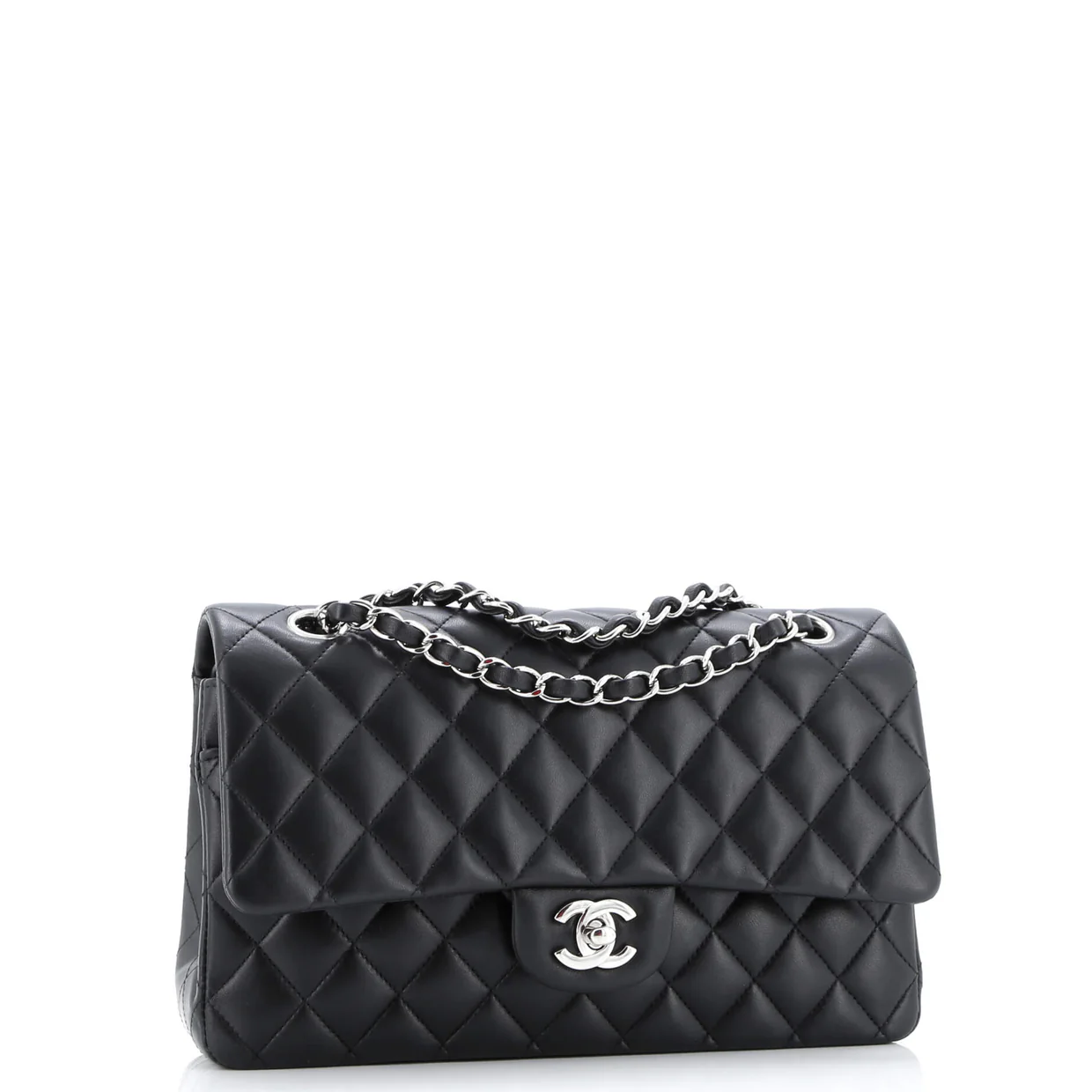 Classic Double Flap Bag Quilted Lambskin Medium - Deep Luxury