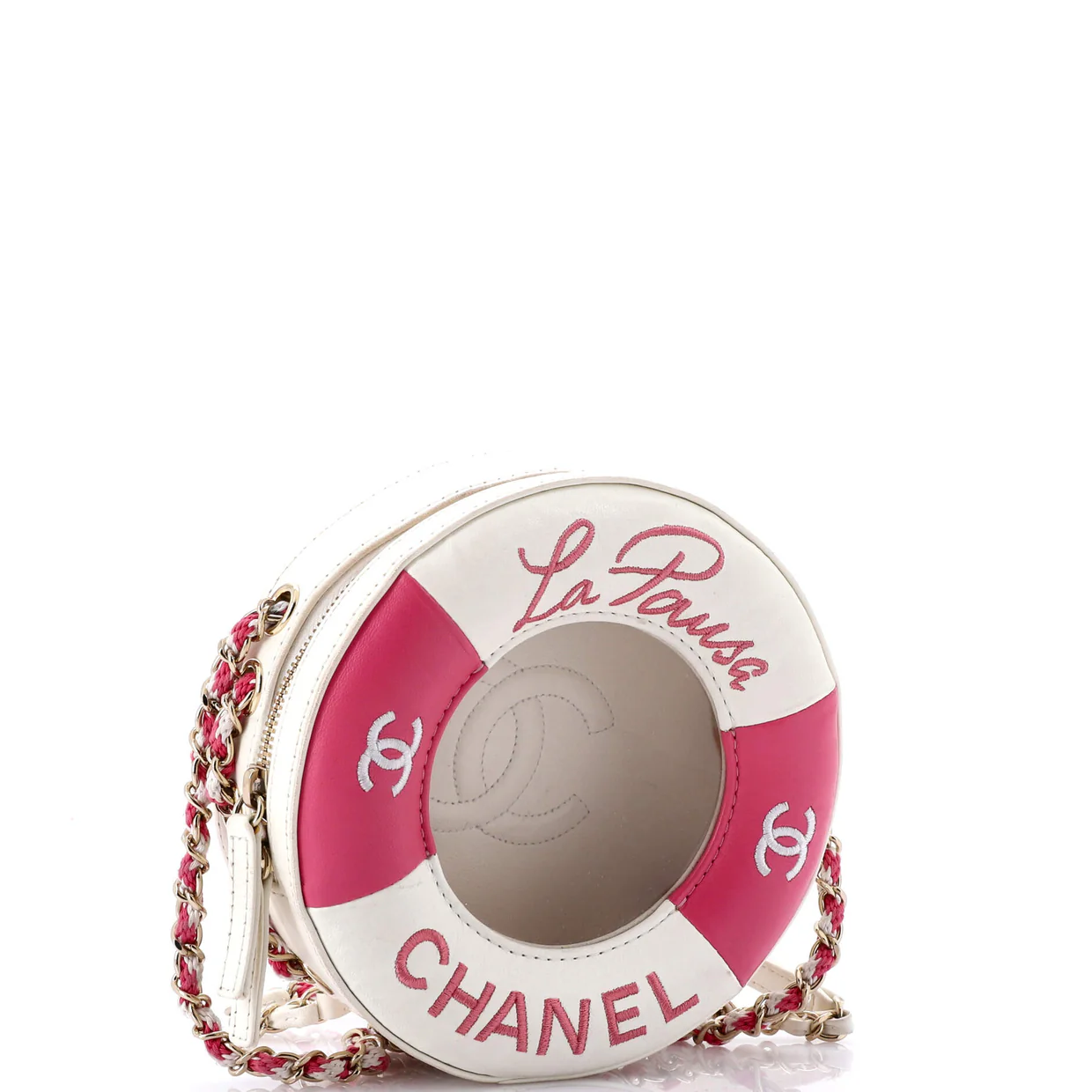 Lifesaver Round Crossbody Bag Lambskin Small - Deep Luxury