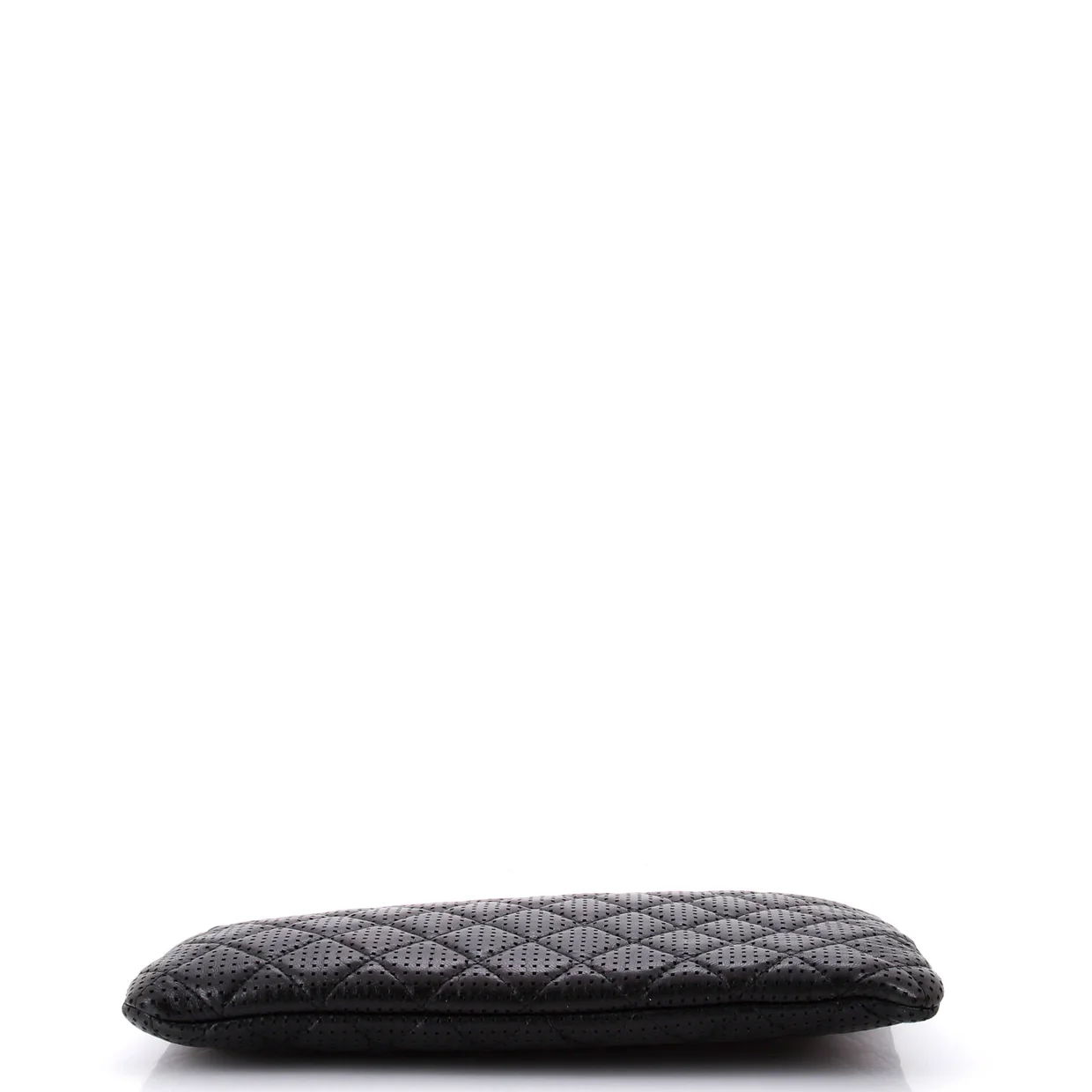 O Case Clutch Quilted Perforated Lambskin Medium - Deep Luxury