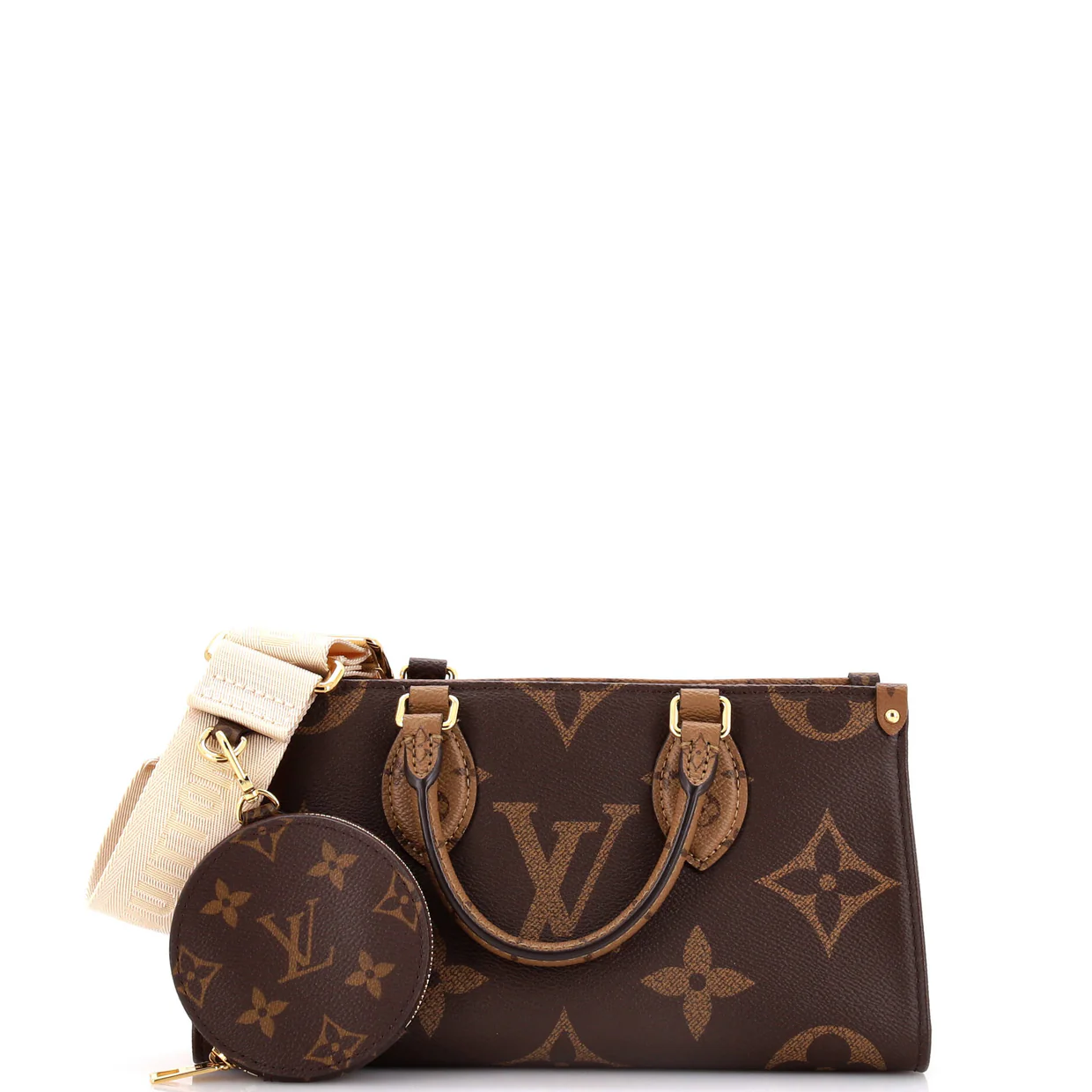 OnTheGo Tote Reverse Monogram Giant East West - Deep Luxury