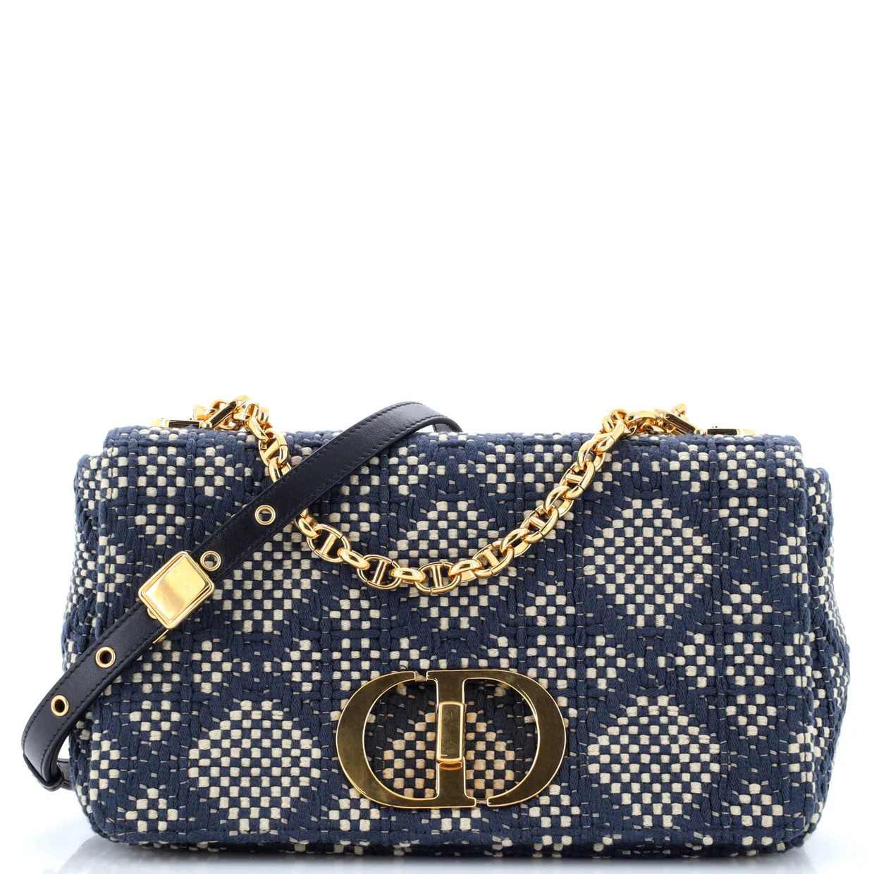 Caro Bag Jacquard Canvas Medium - Deep Luxury