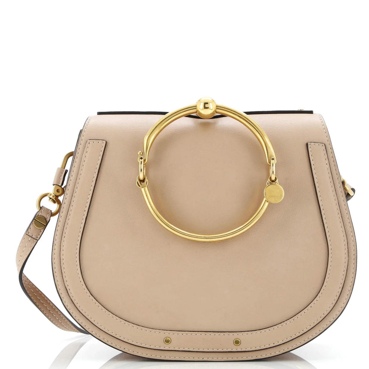 Nile Crossbody Bag Leather Medium - Deep Luxury