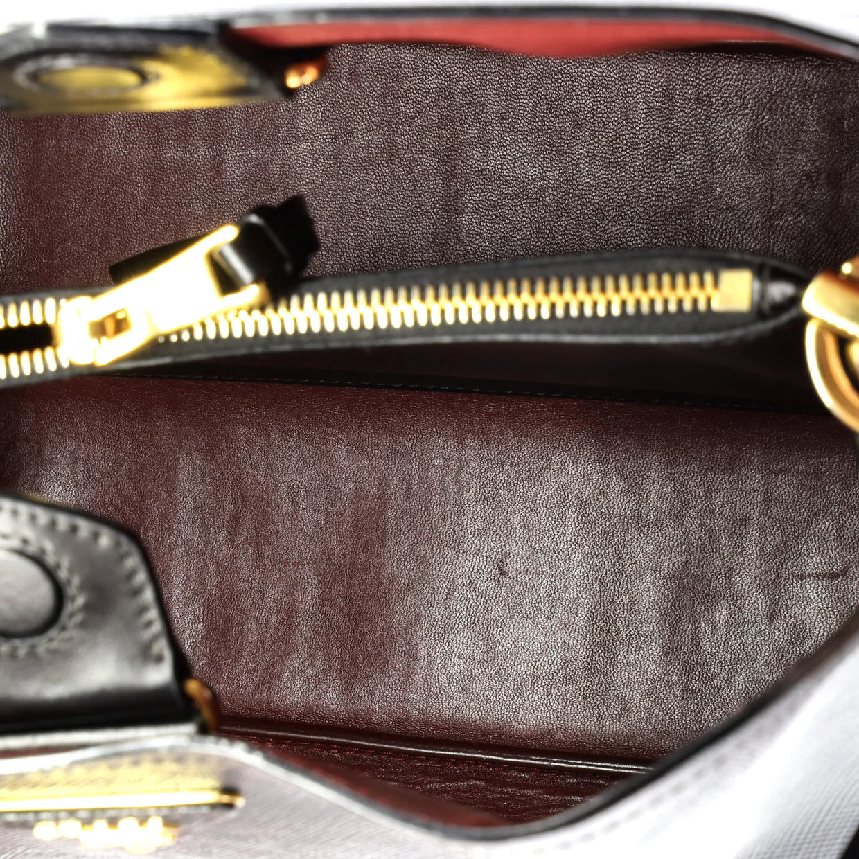 Matinee Bag Saffiano Leather Medium - Deep Luxury