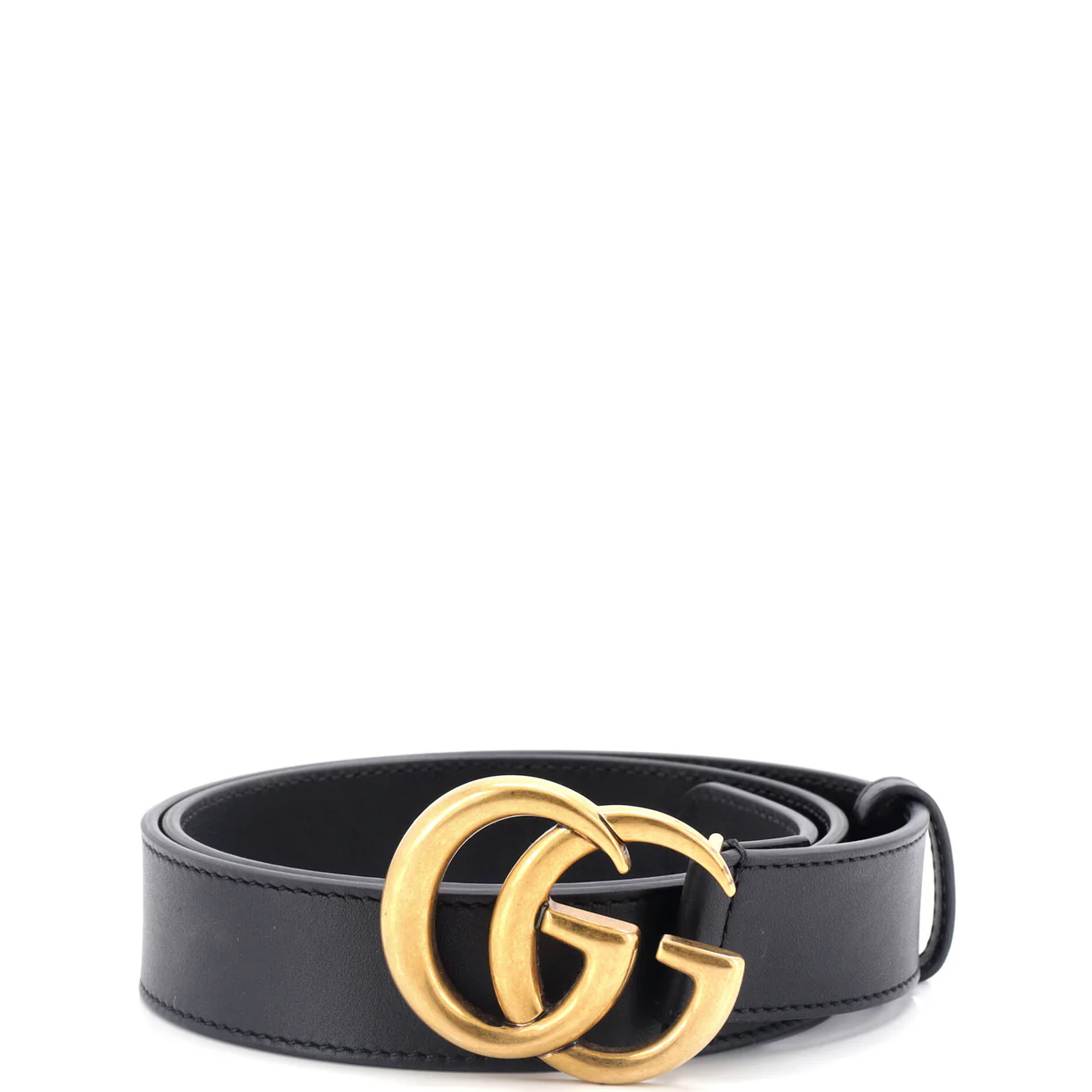GG Marmont Belt Leather Medium 75 - Deep Luxury