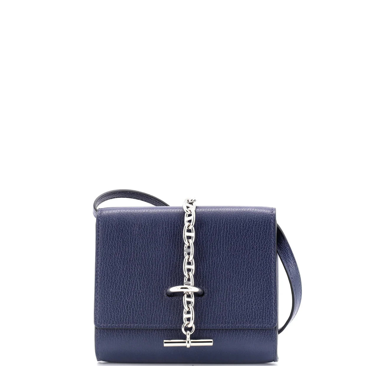 Chaine d'Ancre Compact Wallet on Strap Chevre Mysore - Deep Luxury