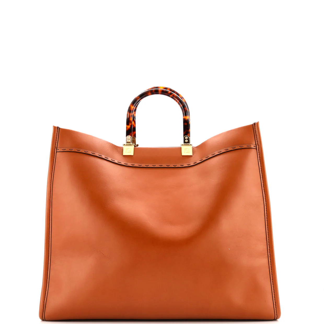 Sunshine Shopper Tote Leather Large - Deep Luxury