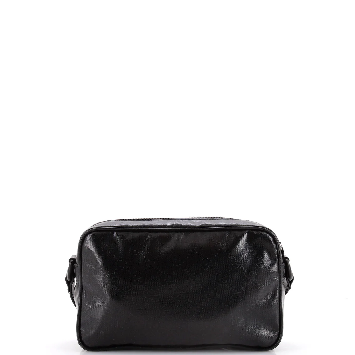 Front Pocket Camera Bag GG Crystal Coated Canvas Mini - Deep Luxury