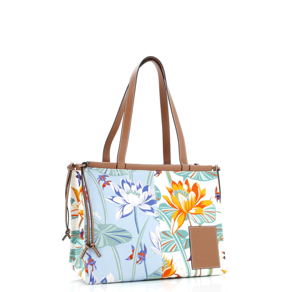 Paula's Ibiza Cushion Tote Printed Canvas Small - Deep Luxury