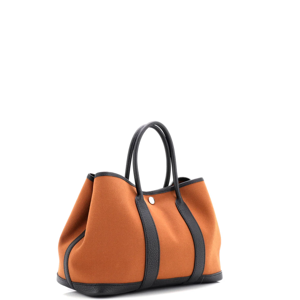 Garden Party Tote Toile and Leather 30 - Deep Luxury