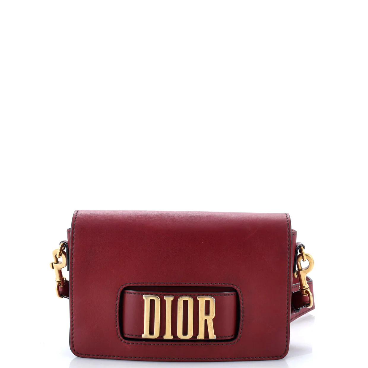 Dio(r)evolution Flap Bag Leather Medium - Deep Luxury