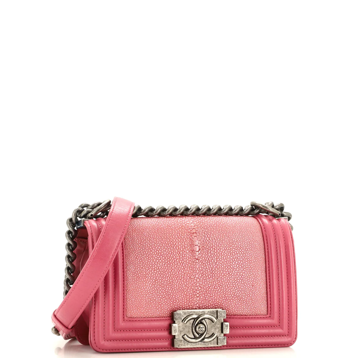Boy Flap Bag Stingray Small - Deep Luxury