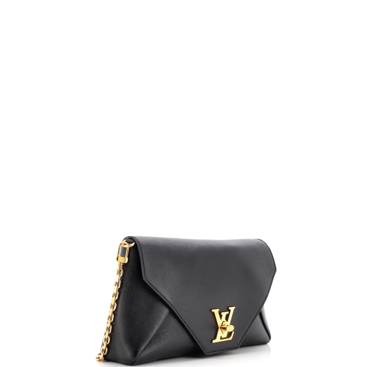 Love Note Chain Clutch Leather - Deep Luxury