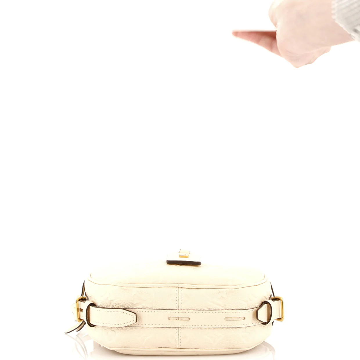 Boite Chapeau Souple Bag Monogram Empreinte Leather MM - Deep Luxury