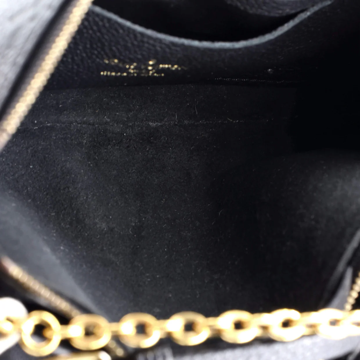 Double Zip Pochette Monogram Empreinte Leather - Deep Luxury