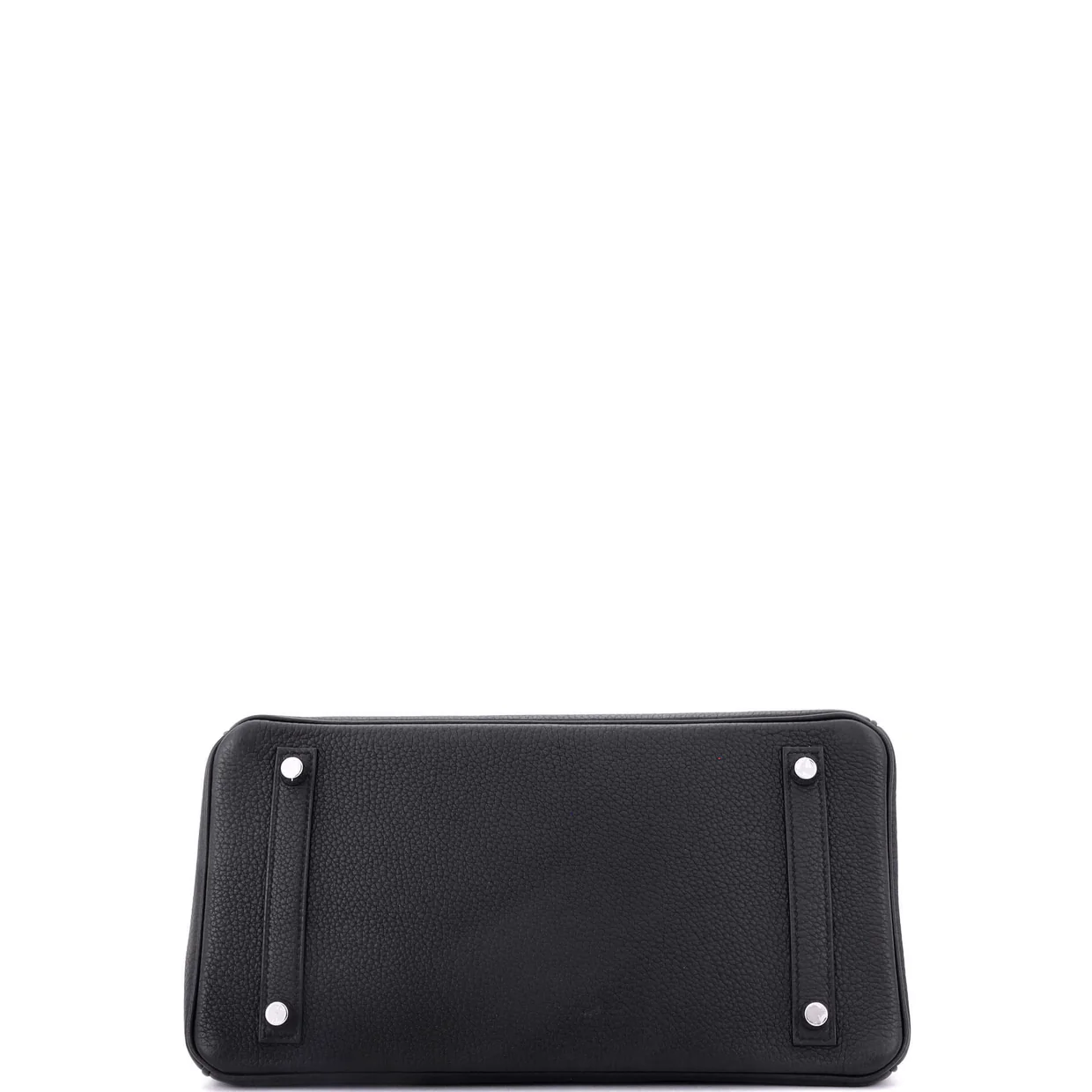Birkin Handbag Noir Togo with Palladium Hardware 30 - Deep Luxury