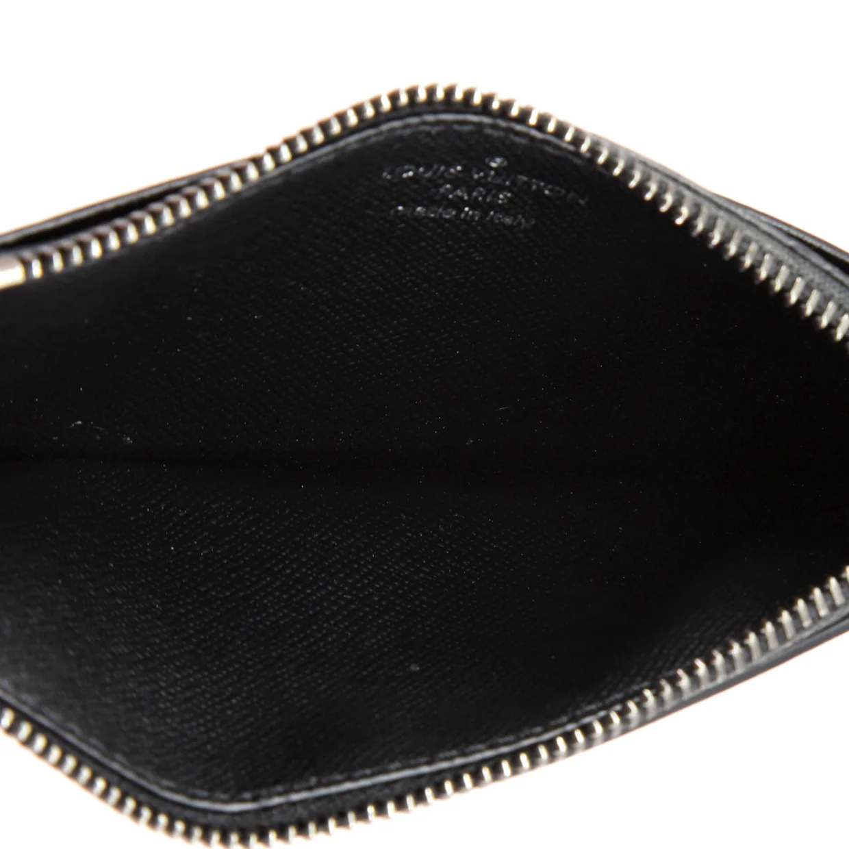 Coin Card Holder Reverse Monogram Eclipse Canvas - Deep Luxury