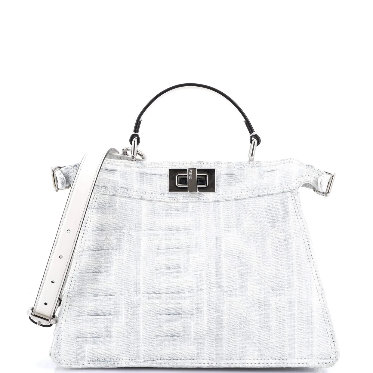 x Marc Jacobs Peekaboo ISeeU Bag Embossesd Denim Small - Deep Luxury