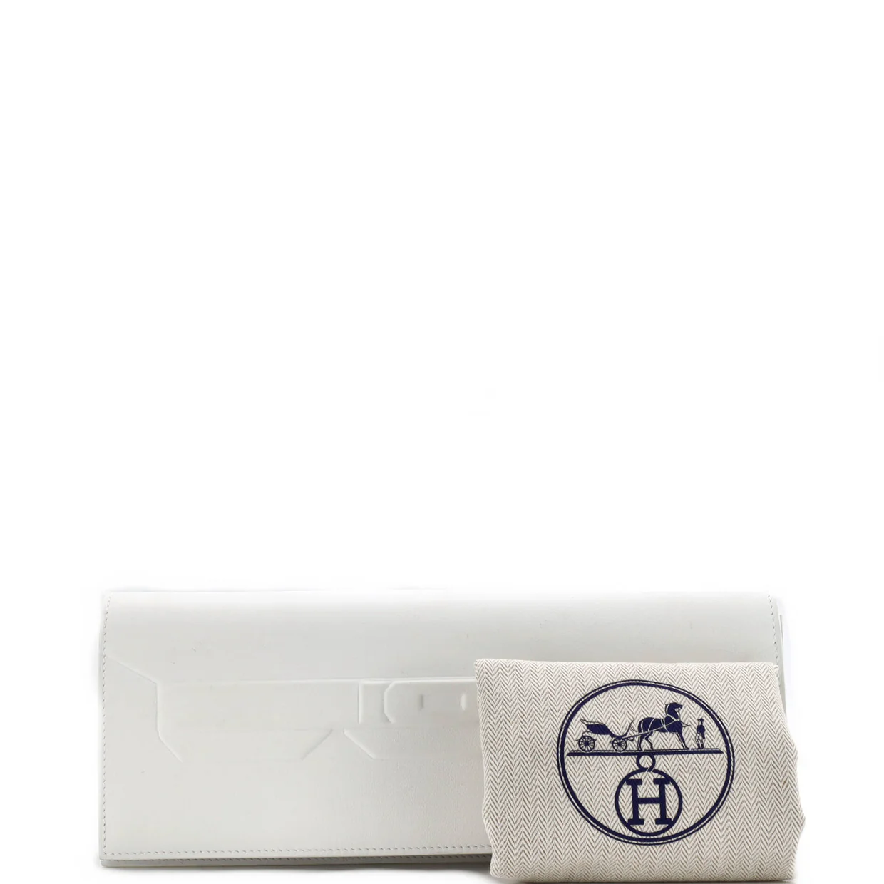 Shadow Birkin Cut Clutch Swift Long - Deep Luxury