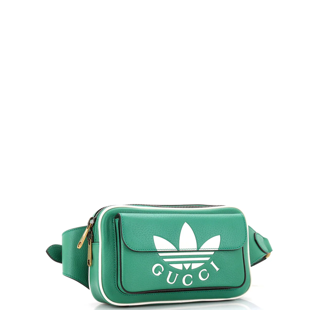 x adidas Zip Belt Bag Leather - Deep Luxury
