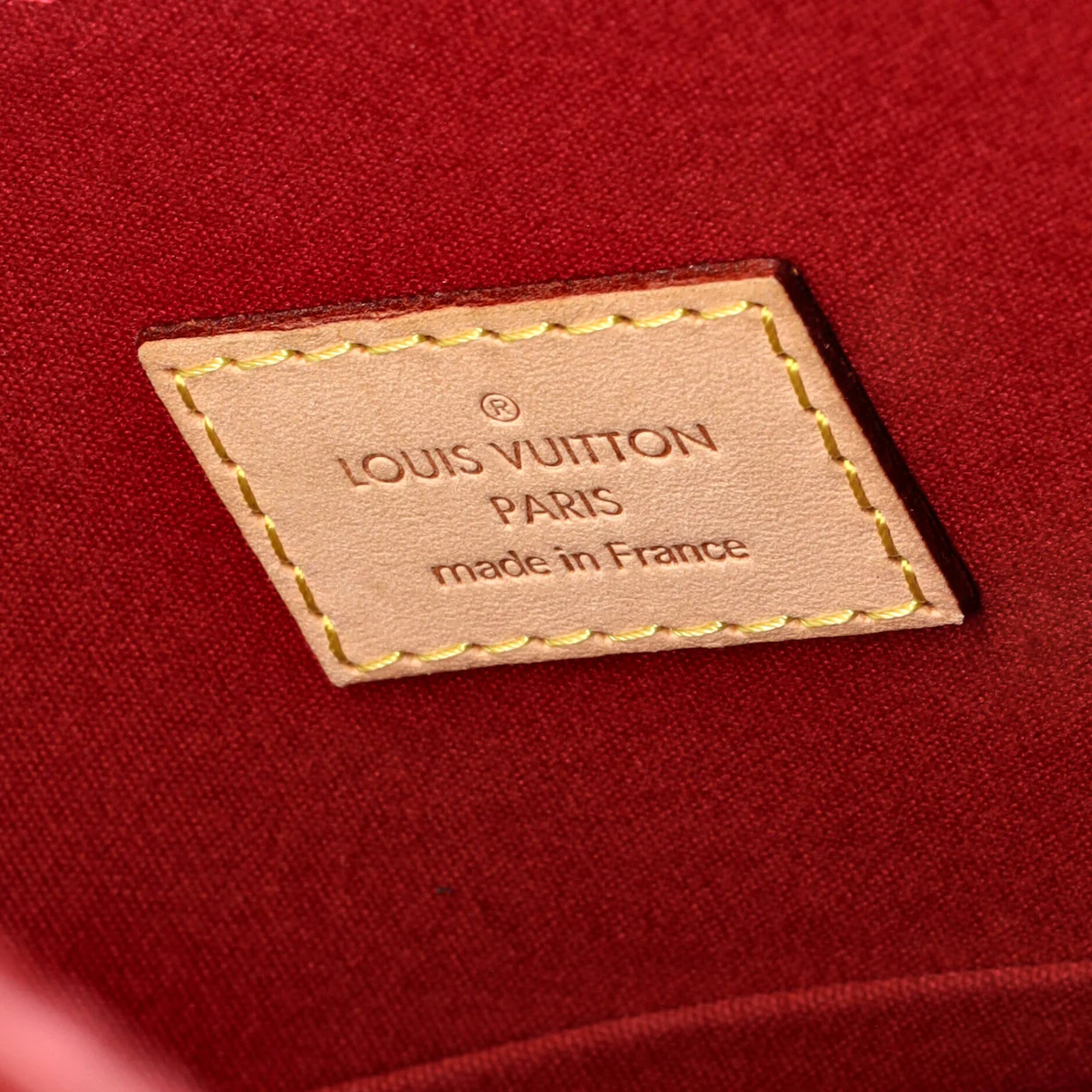 Alma Handbag Monogram Vernis GM - Deep Luxury