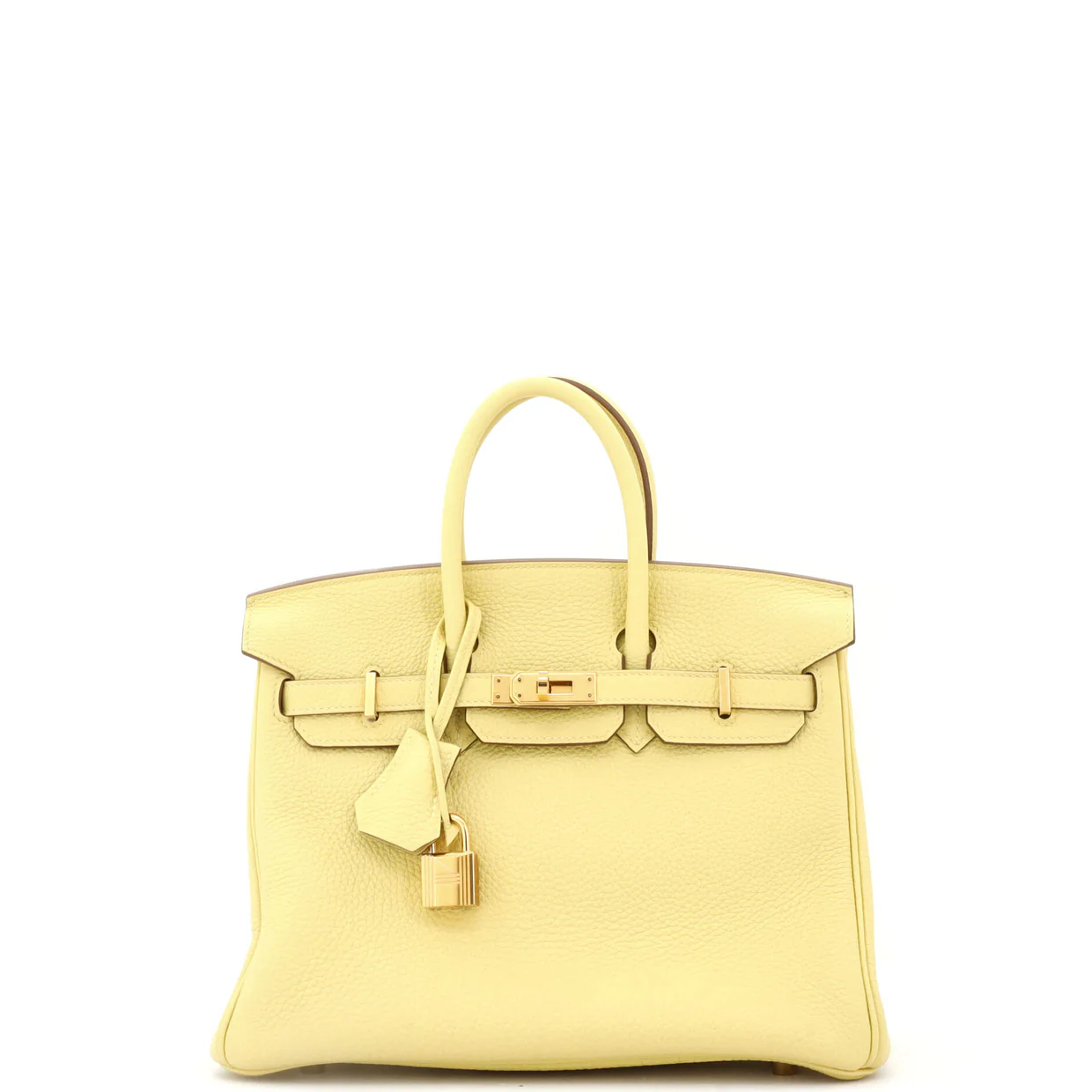 Birkin Handbag Jaune Poussin Togo with Gold Hardware 25 - Deep Luxury